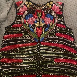 Vintage Sequin and Beaded Vest